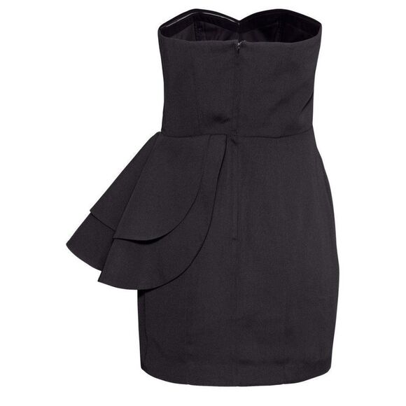 NWT H&M Women's Black Strapless Dress - Picture 2 of 5
